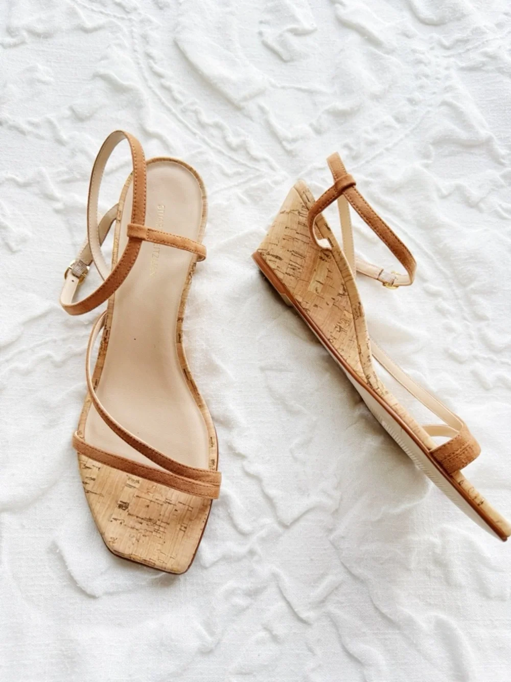 Stuart Weitzman Oasis 50 Wedge Sandal Size 9.5 - Picture 3 of 7